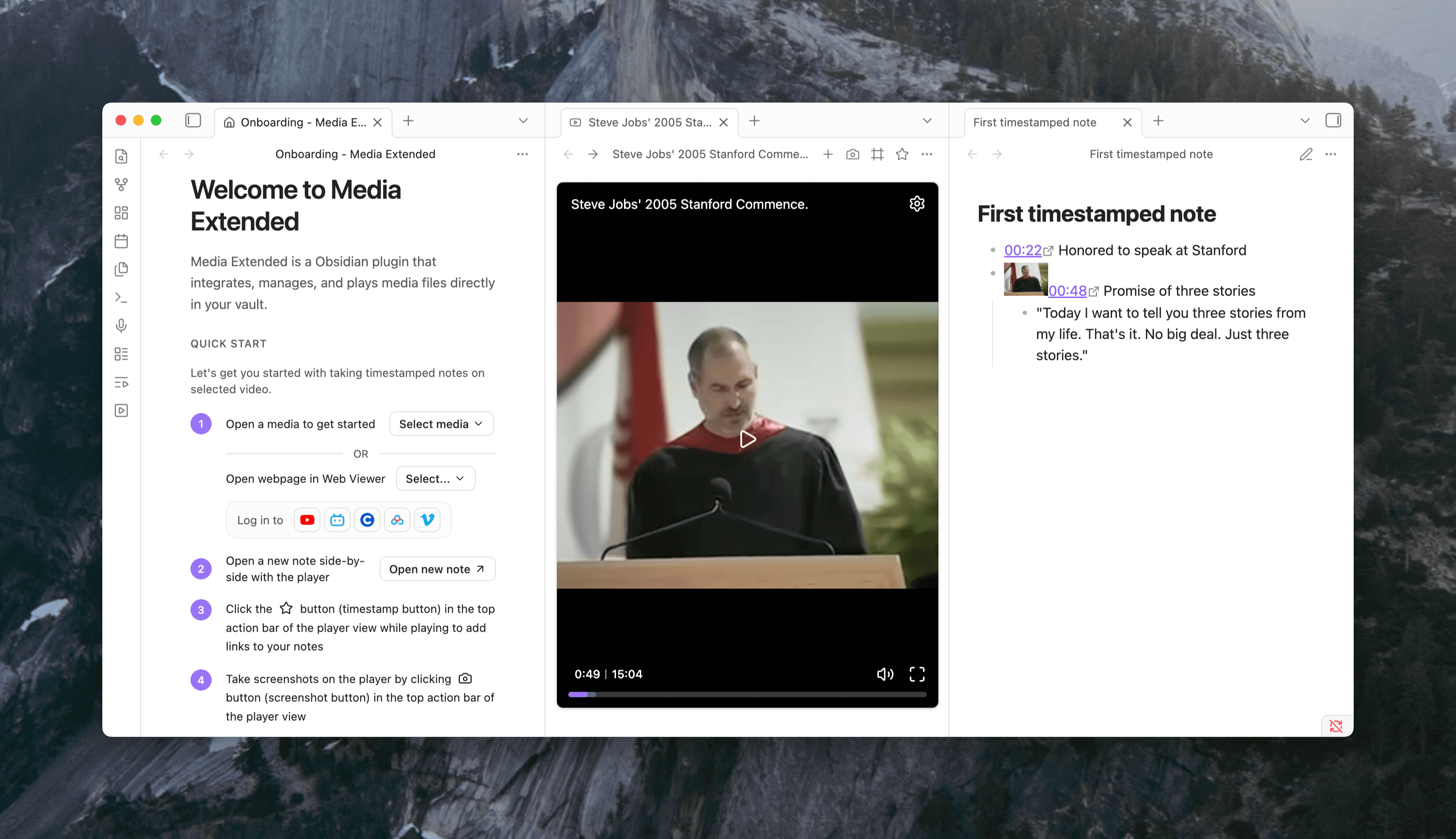 First Timestamped Note